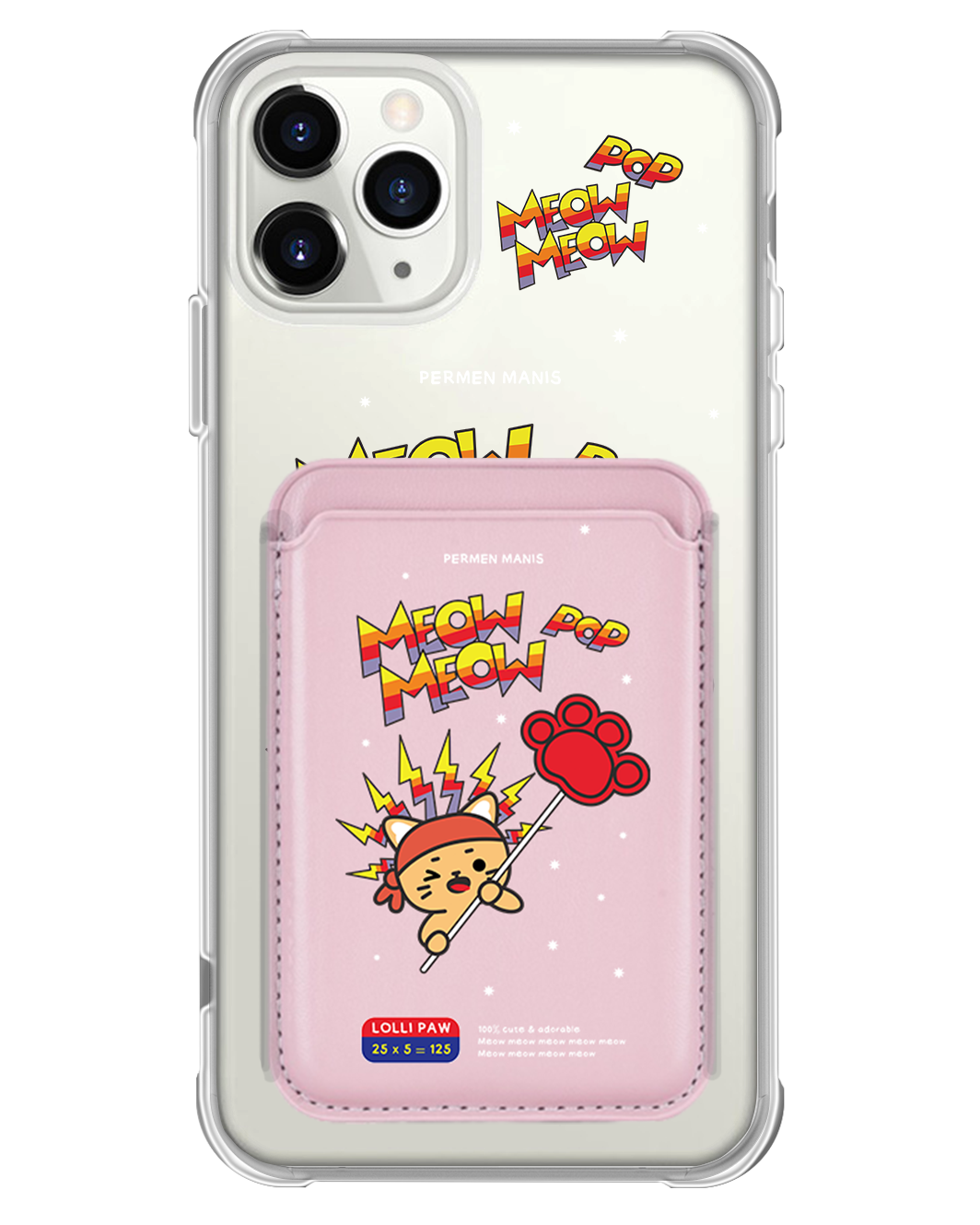 حافظة مغناطيسية لهاتف iPhone - Meow Pop 1.0