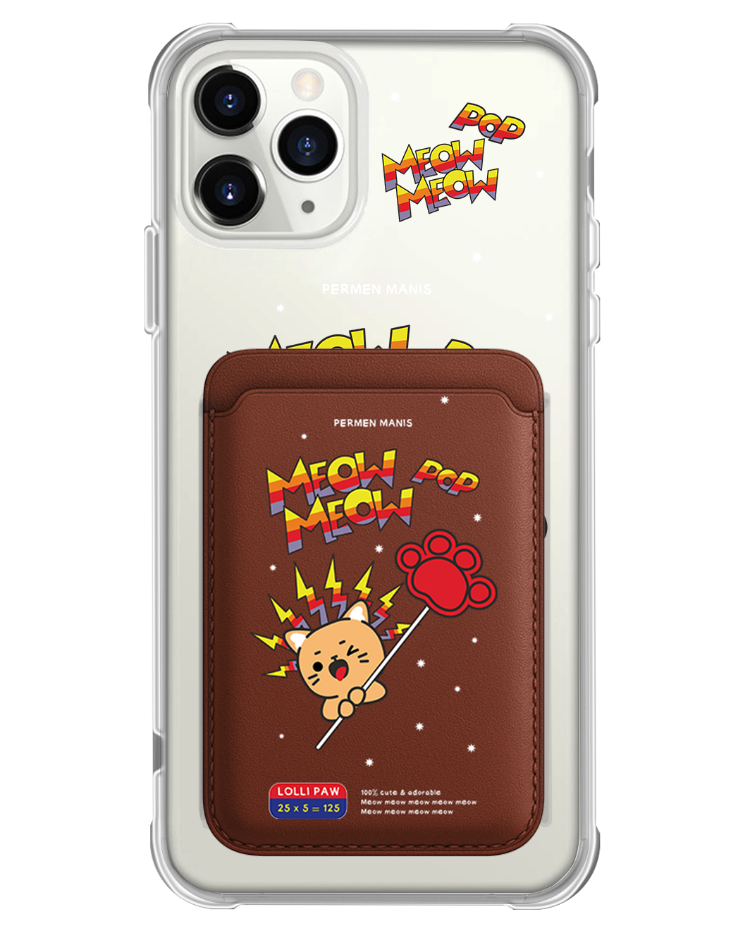 حافظة مغناطيسية لهاتف iPhone - Meow Pop 2.0
