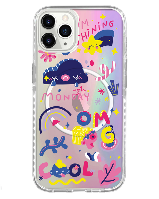 حماية خلفية للآيفون Holo - يوم الاثنين