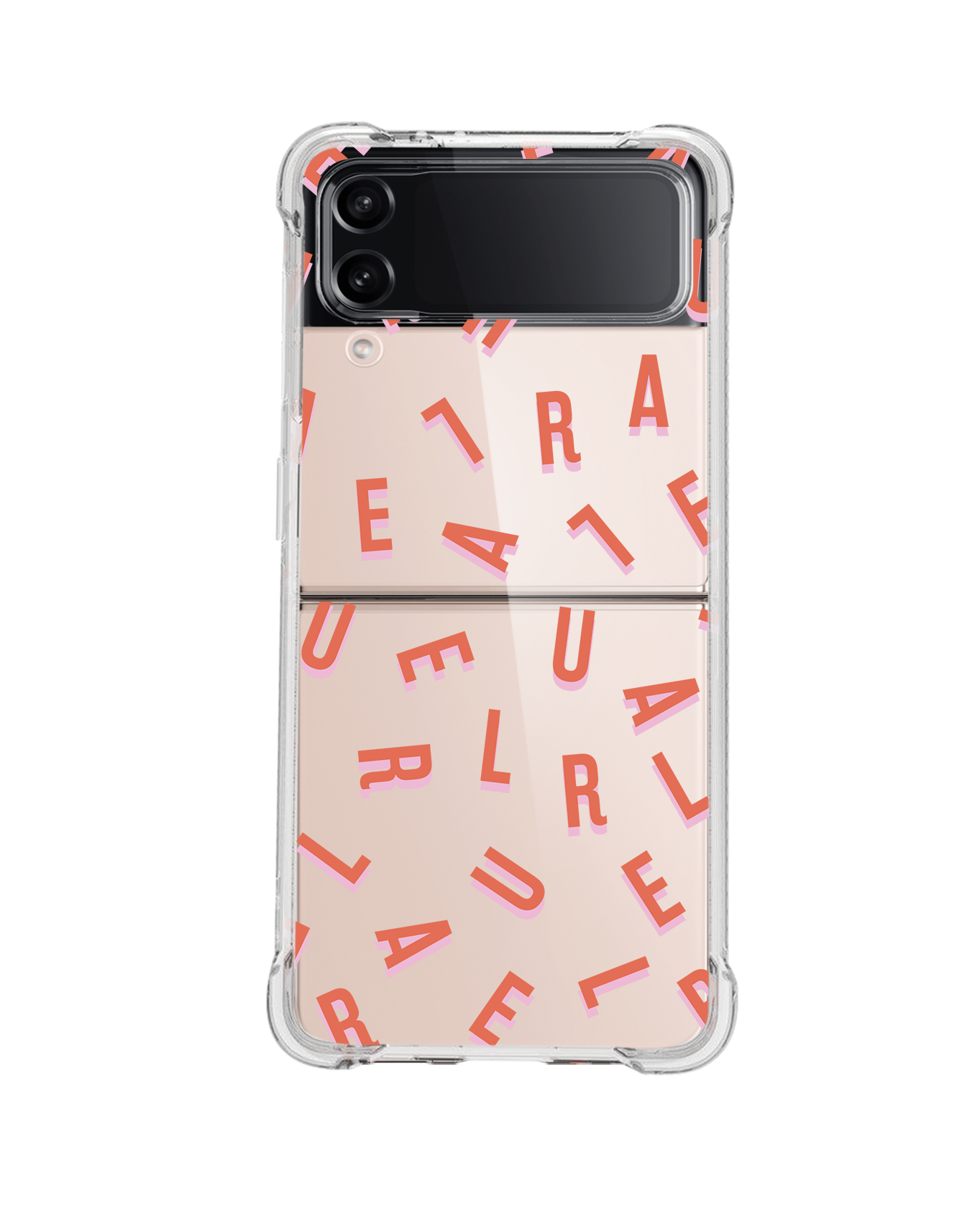 Android Flip / Fold Rearguard Hybrid - Monogram 1.0 Coral