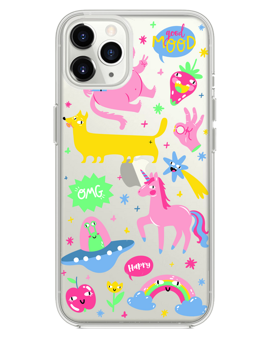 واقي خلفي هجين للآيفون - Monster Say Good Mood