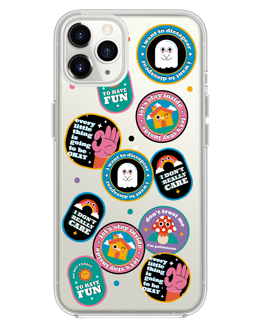iPhone Rearguard Hybrid - Monster Sticker Pack