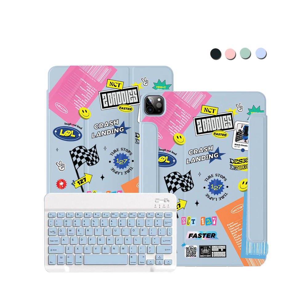 สติ๊กเกอร์ NCT 127 สำหรับ iPad / Android Tab Wireless Keyboard Flipcover