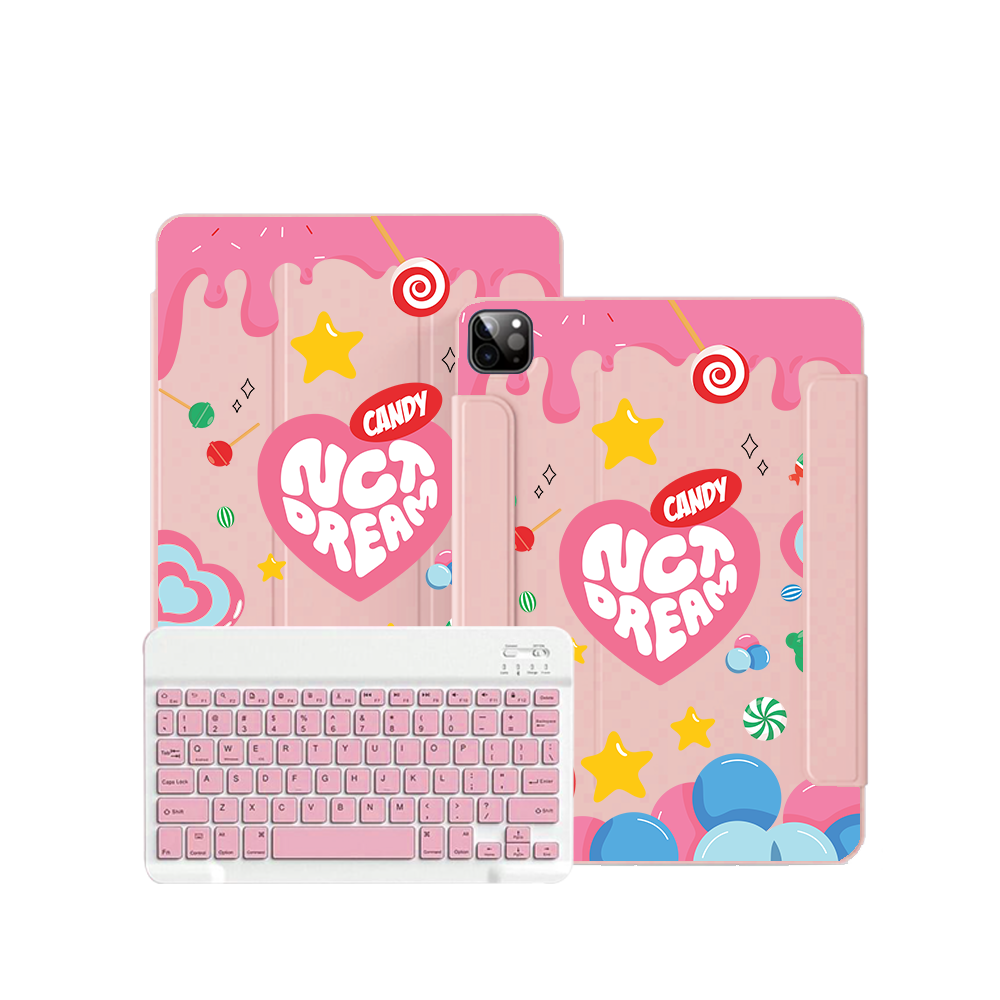 ฝาพับคีย์บอร์ดไร้สายสำหรับ iPad / Android Tab - NCT Dream Candy 1.0