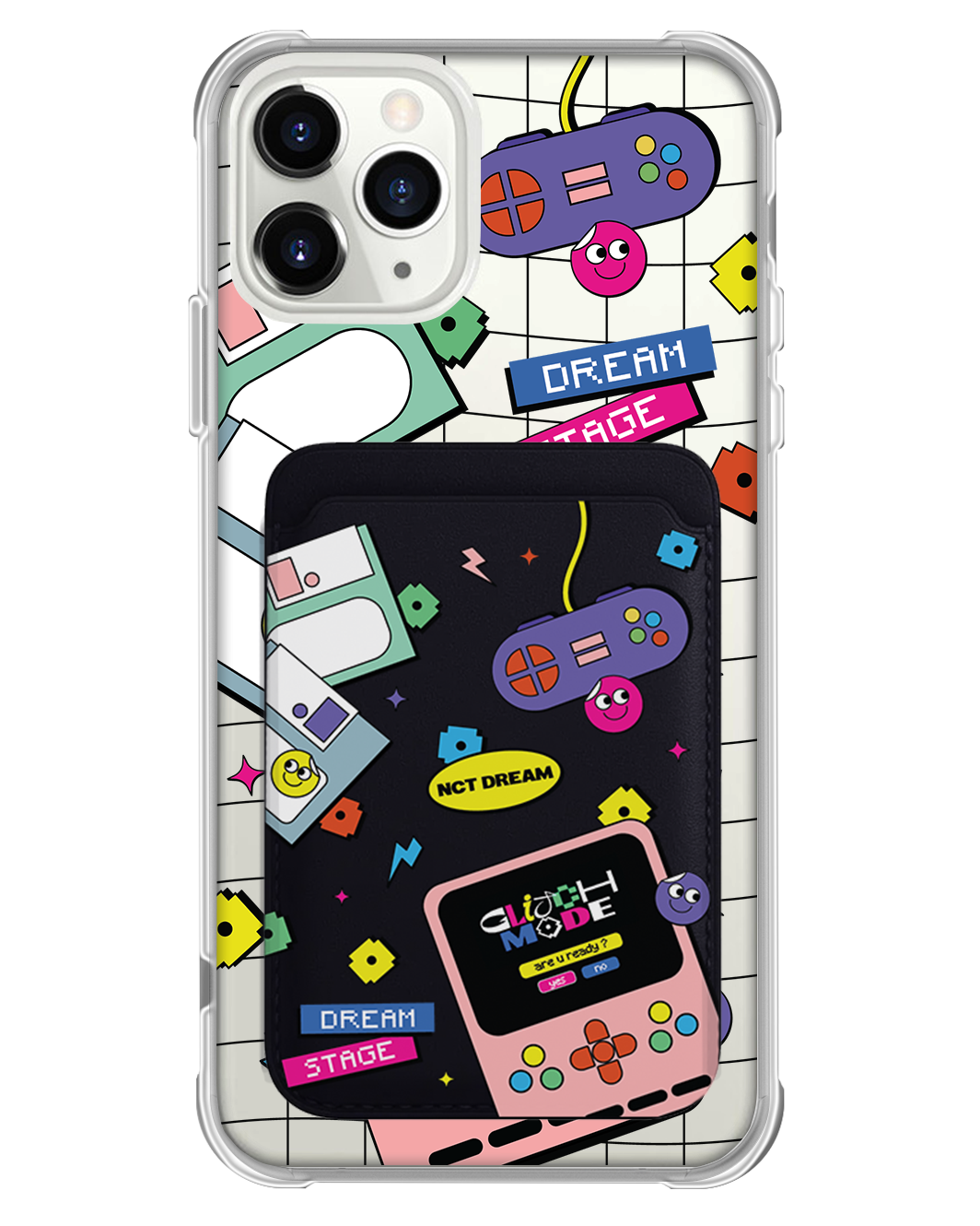 iPhone Magnetic Wallet Case - NCT Glitch Mode