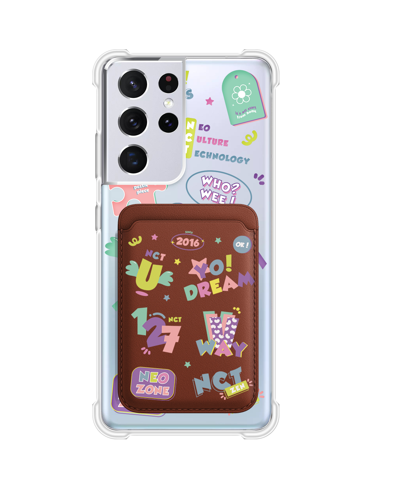 เคสกระเป๋าสตางค์แม่เหล็กสำหรับ Android - แพ็คสติกเกอร์ NCT
