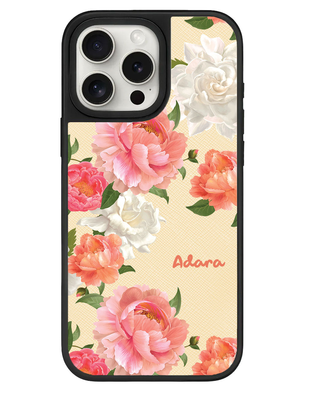 ปลอกหนังสำหรับ iPhone - August Peony