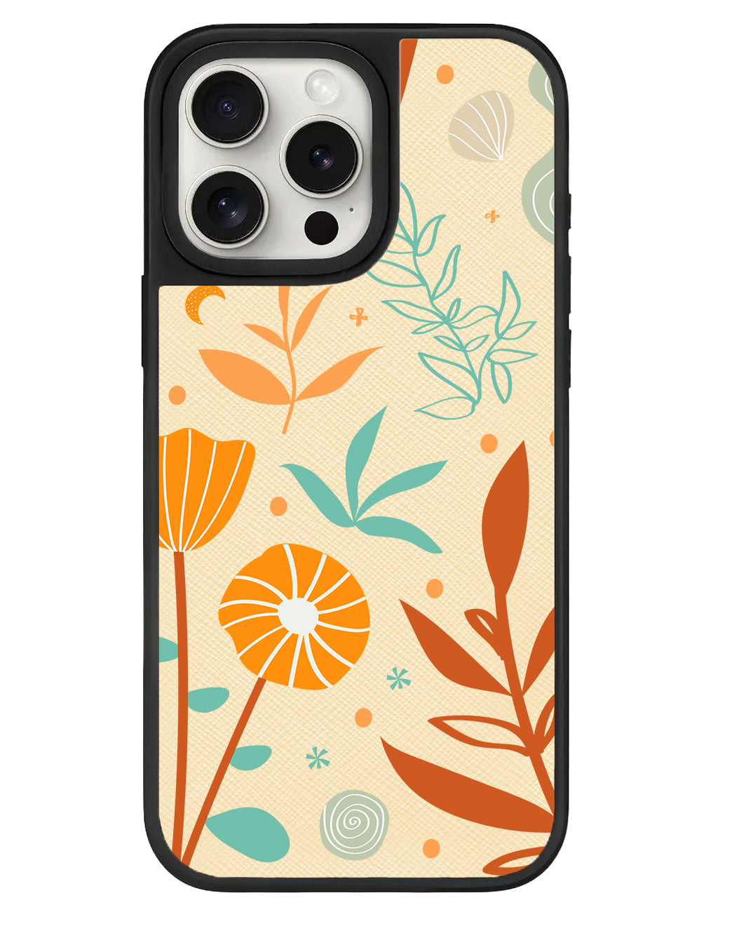 iPhone Leather Grip - Autumn Botanical