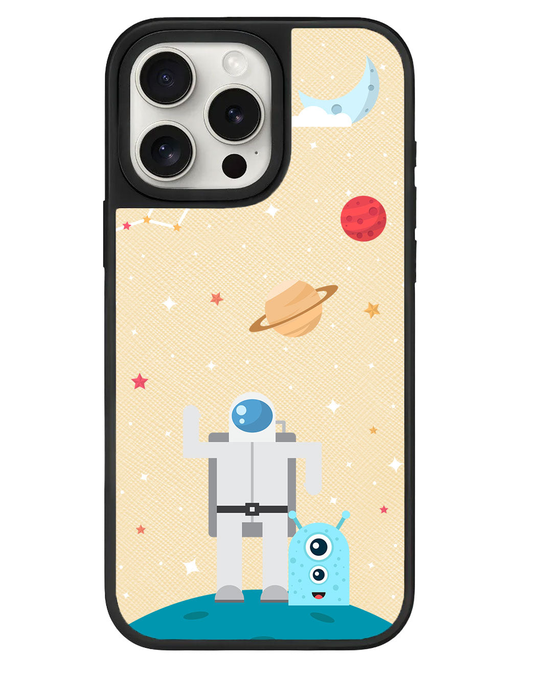 ที่จับหนังสำหรับ iPhone - เอเลี่ยนสีน้ำเงิน