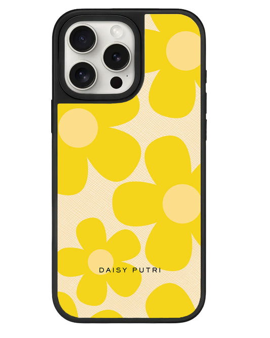 iPhone Leather Grip - Daisy Sunshine