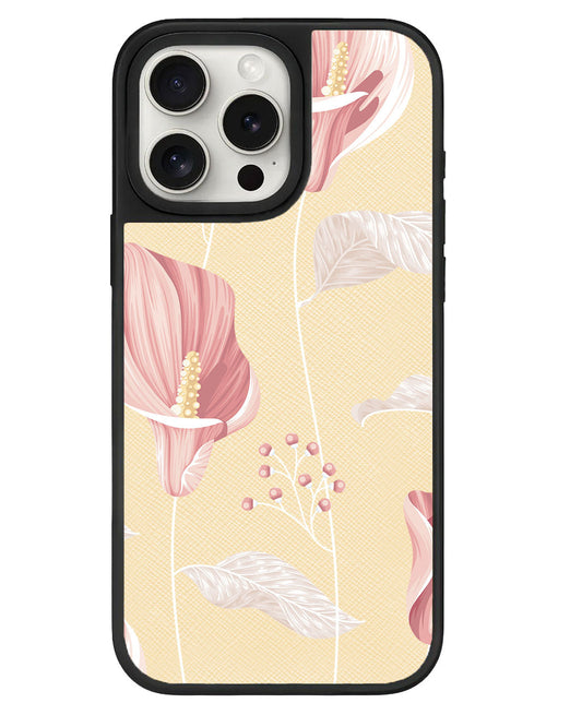 iPhone Leather Grip - Easter Lily