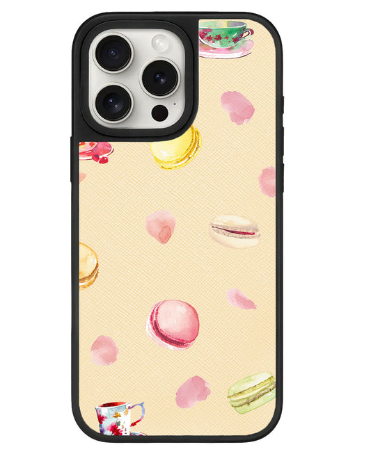 قبضة جلدية للآيفون - ماكارونس