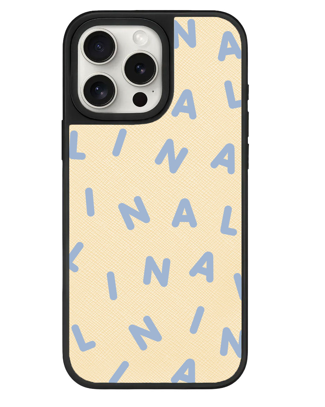 ที่จับหนังสำหรับ iPhone - CUSTOM MONOGRAM 2.0 สีน้ำเงิน