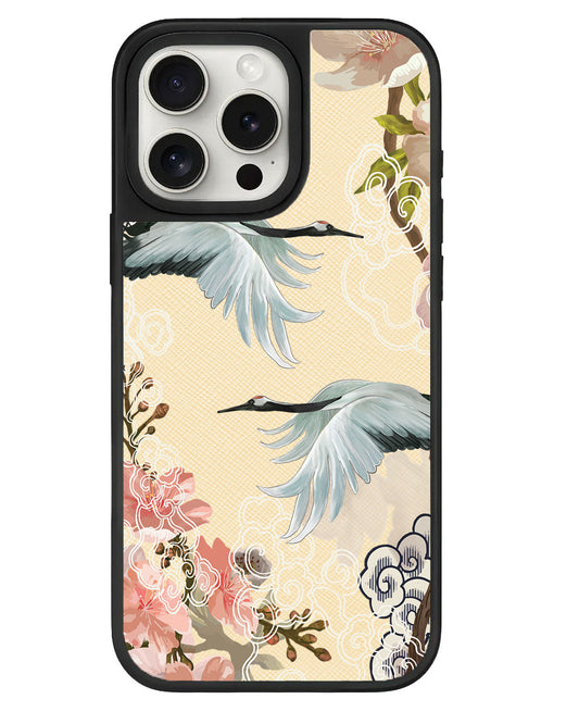 iPhone Leather Grip - Oil Painting Bird