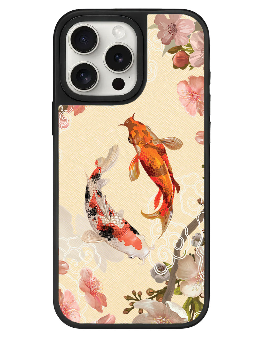 ที่จับหนังสำหรับ iPhone - ภาพวาดสีน้ำมัน ปลาคาร์ป