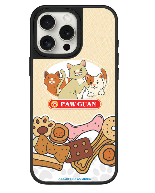 iPhone Leather Grip - Pawguan Cat