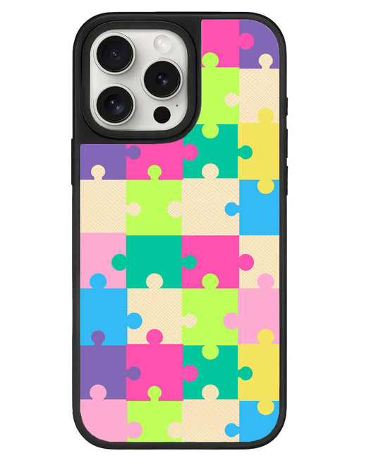 iPhone Leather Grip - Puzzle Piece
