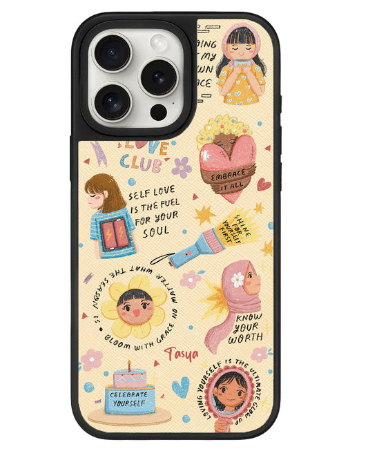 iPhone Leather Grip - Self Love Club