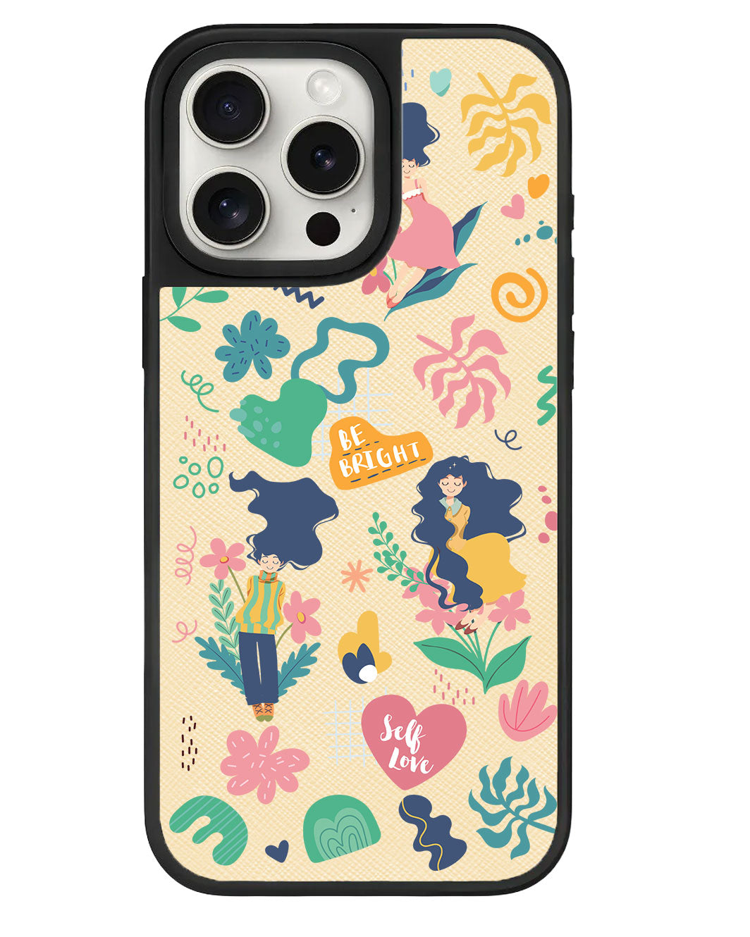 สติ๊กเกอร์ iPhone Leather Grip - Self Love Pack 2.0