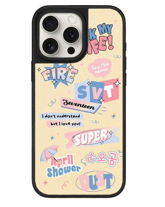 iPhone Leather Grip - Seventeen Super