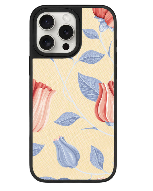 iPhone Leather Grip - Red Tulip