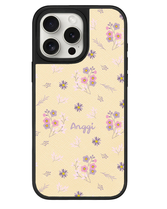 iPhone Leather Grip - Cherry Blossom