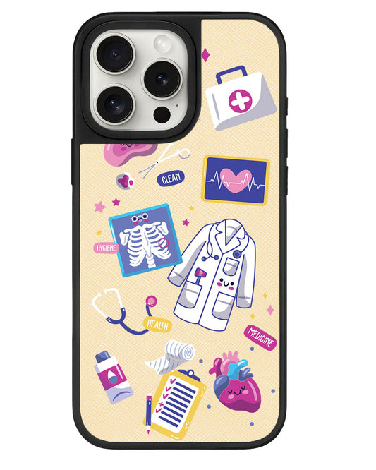 iPhone Leather Grip - Doctor
