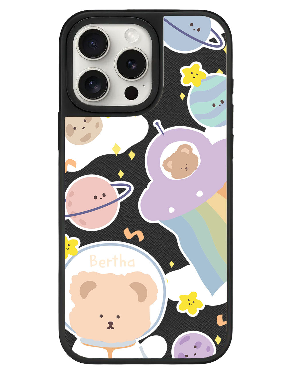 iPhone Leather Grip - Astrobear