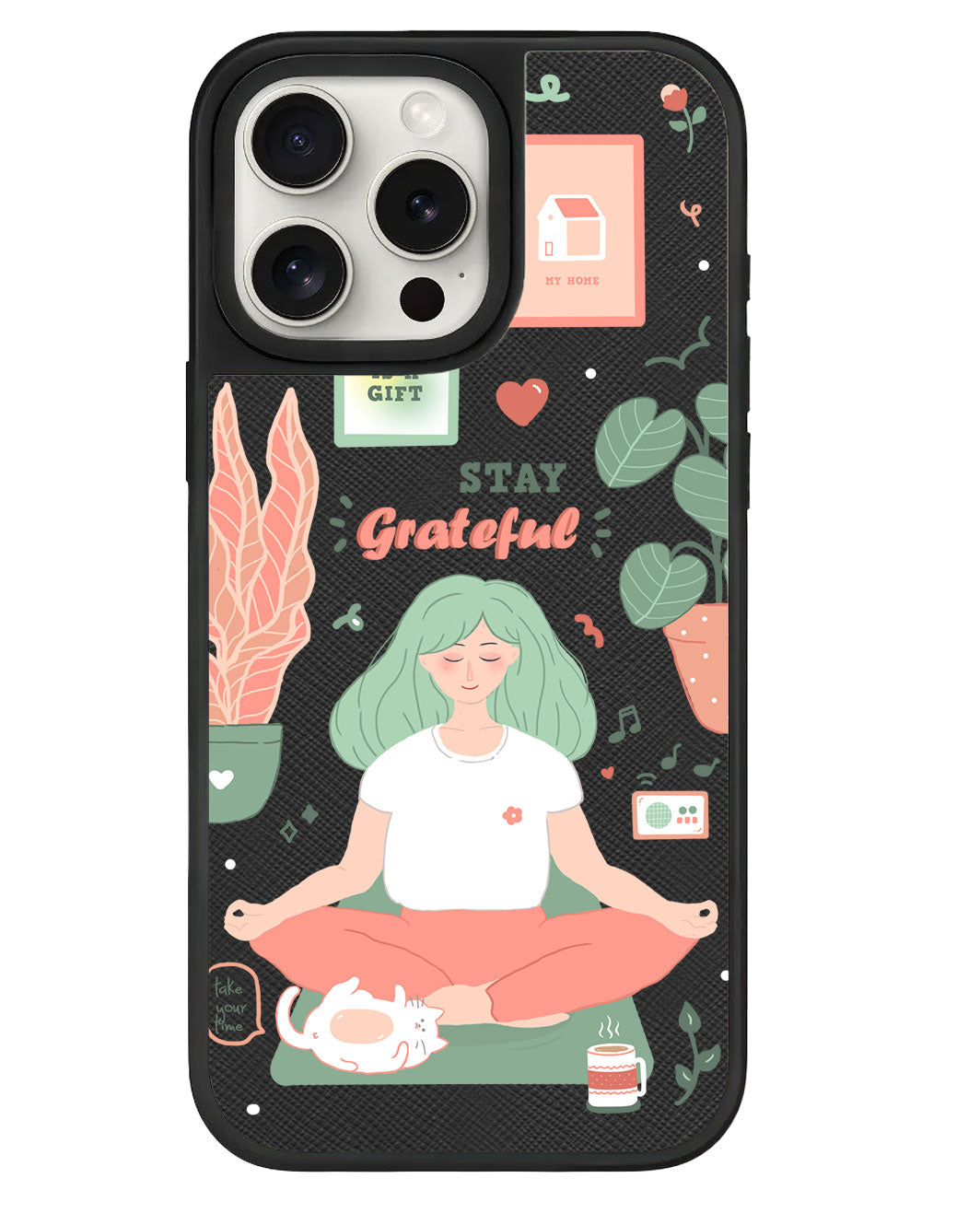 ที่จับหนังสำหรับ iPhone - Grateful