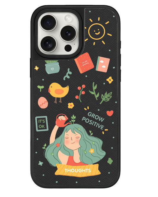 iPhone Leather Grip - Grow