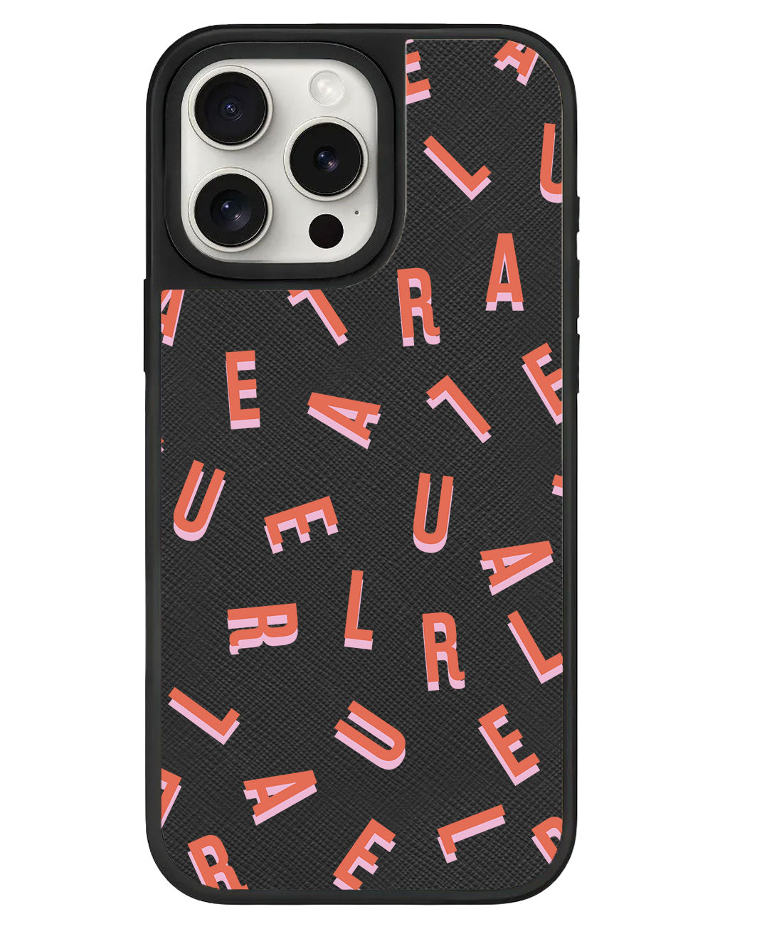 ที่จับหนังสำหรับ iPhone - CUSTOM MONOGRAM 1.0 สี Coral