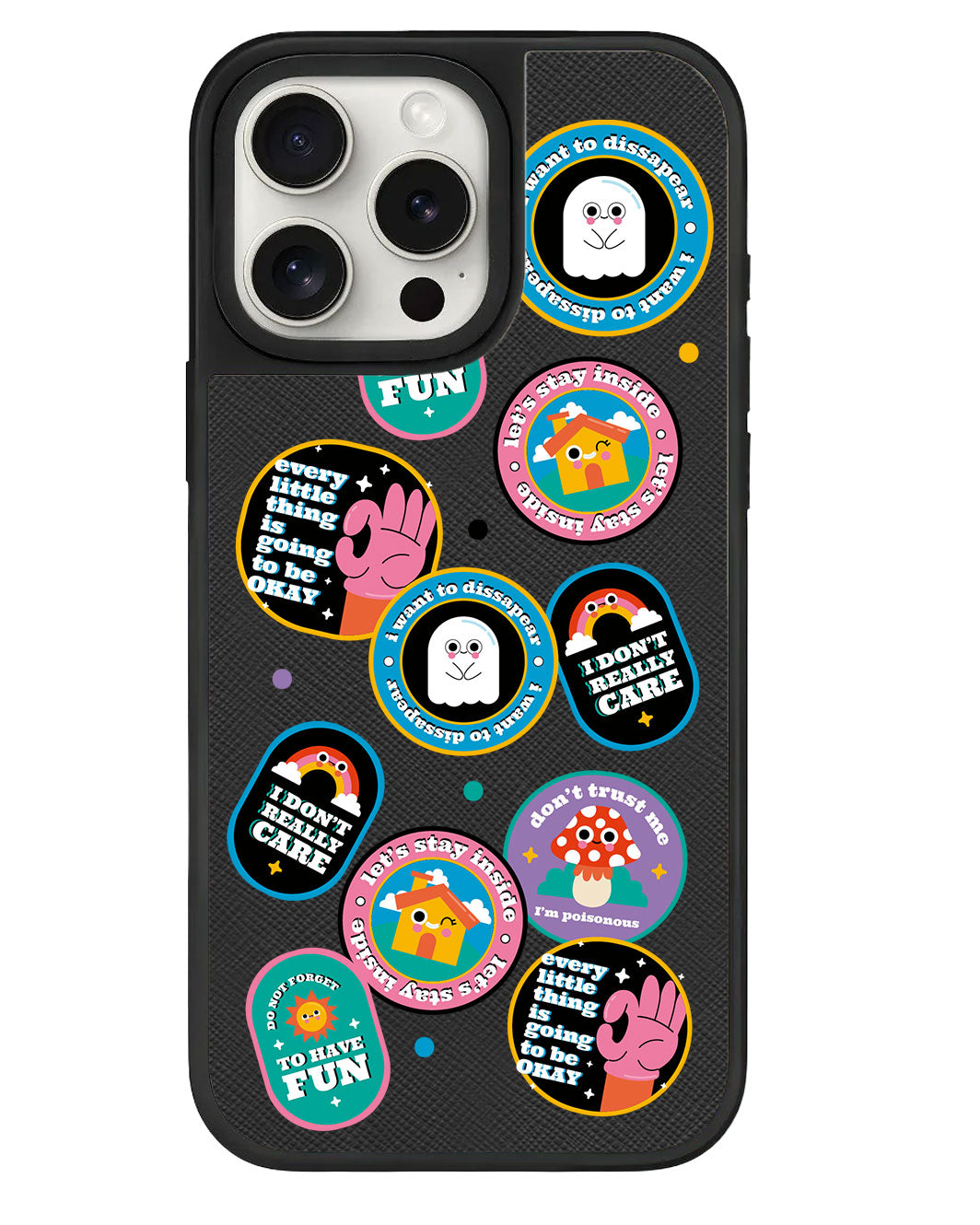 สติ๊กเกอร์ Monster Pack สำหรับ iPhone Leather Grip
