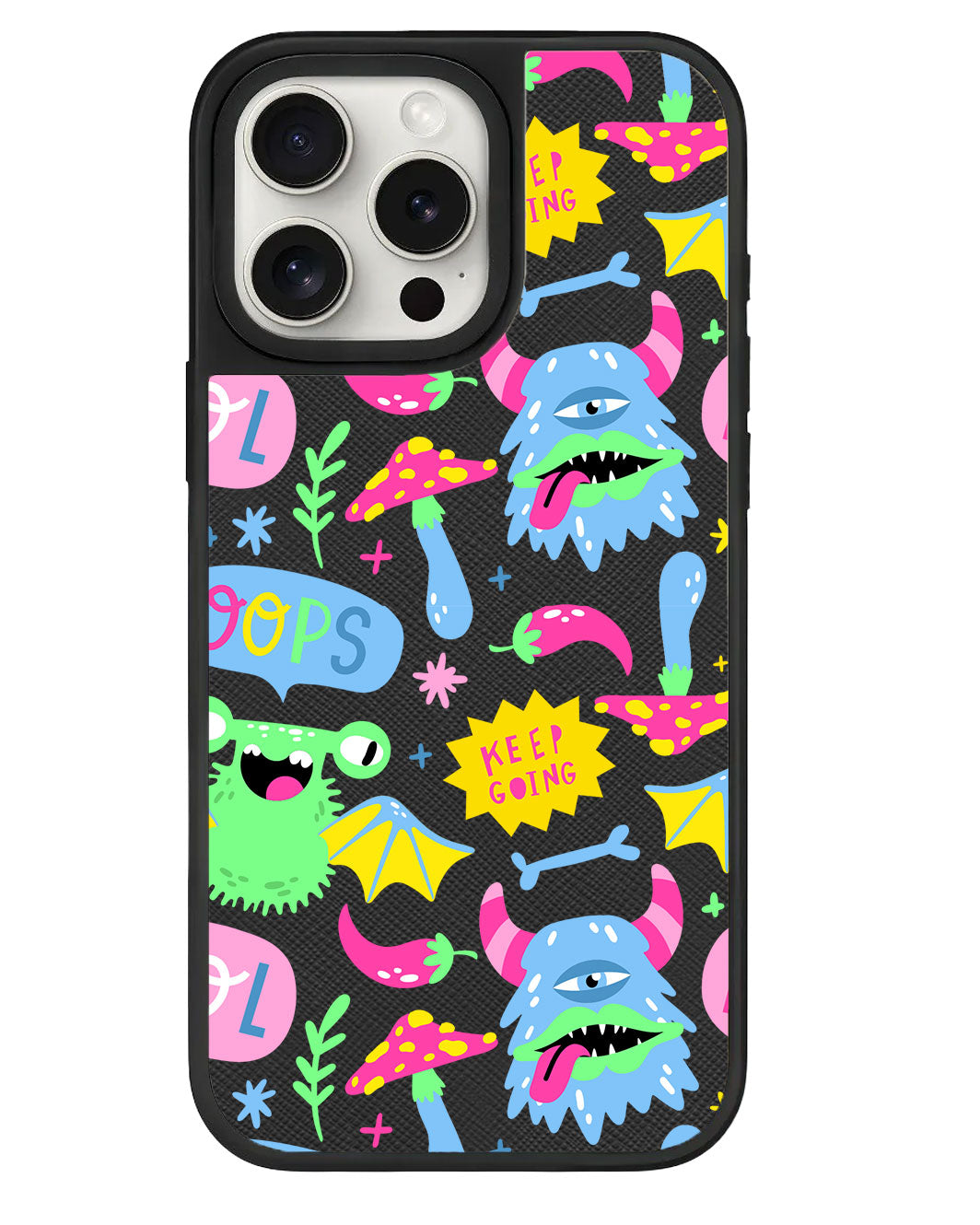 ที่จับหนังสำหรับ iPhone - Monster Say Keep Going