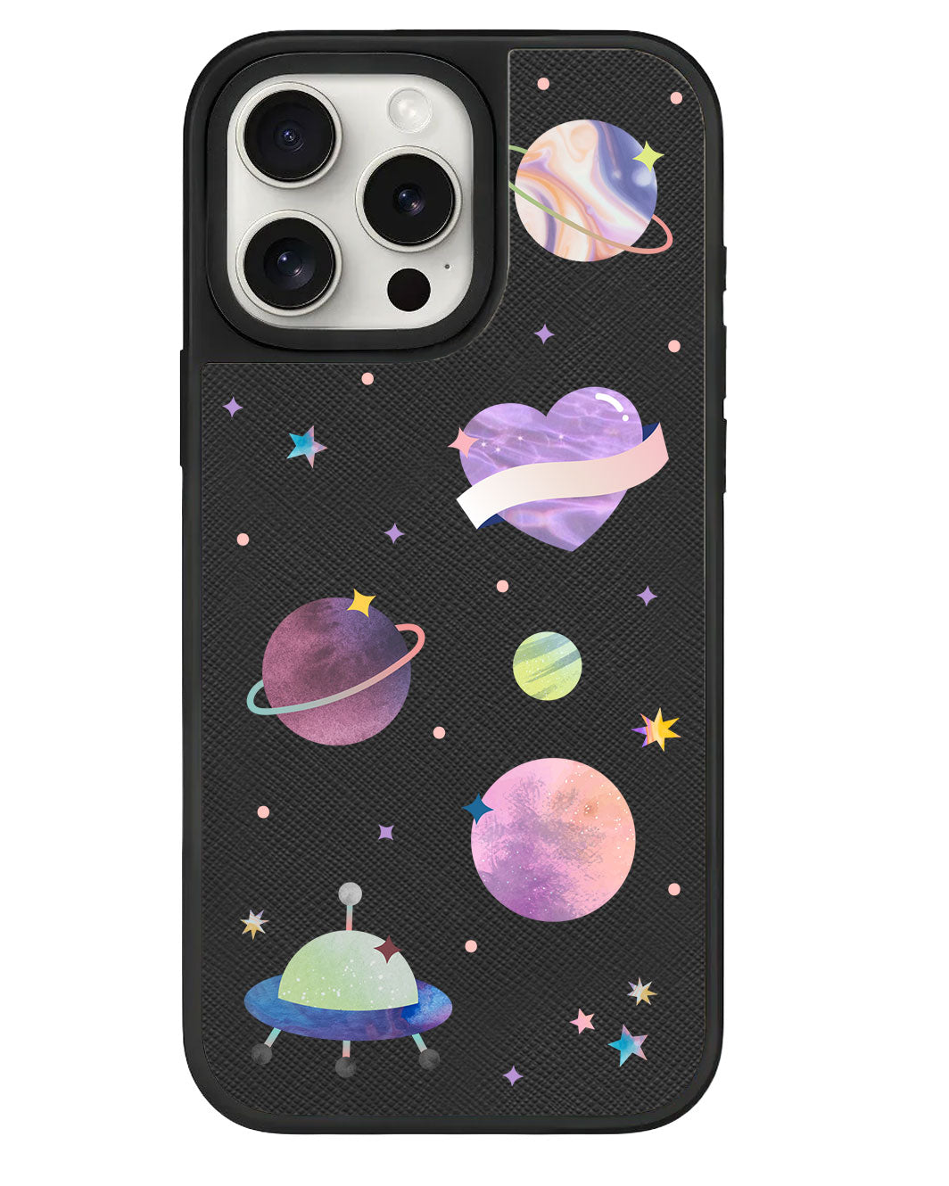ที่จับหนังสำหรับ iPhone - Pink Planet