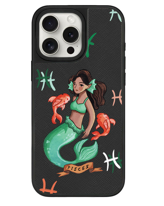 قبضة جلدية للآيفون - برج الحوت