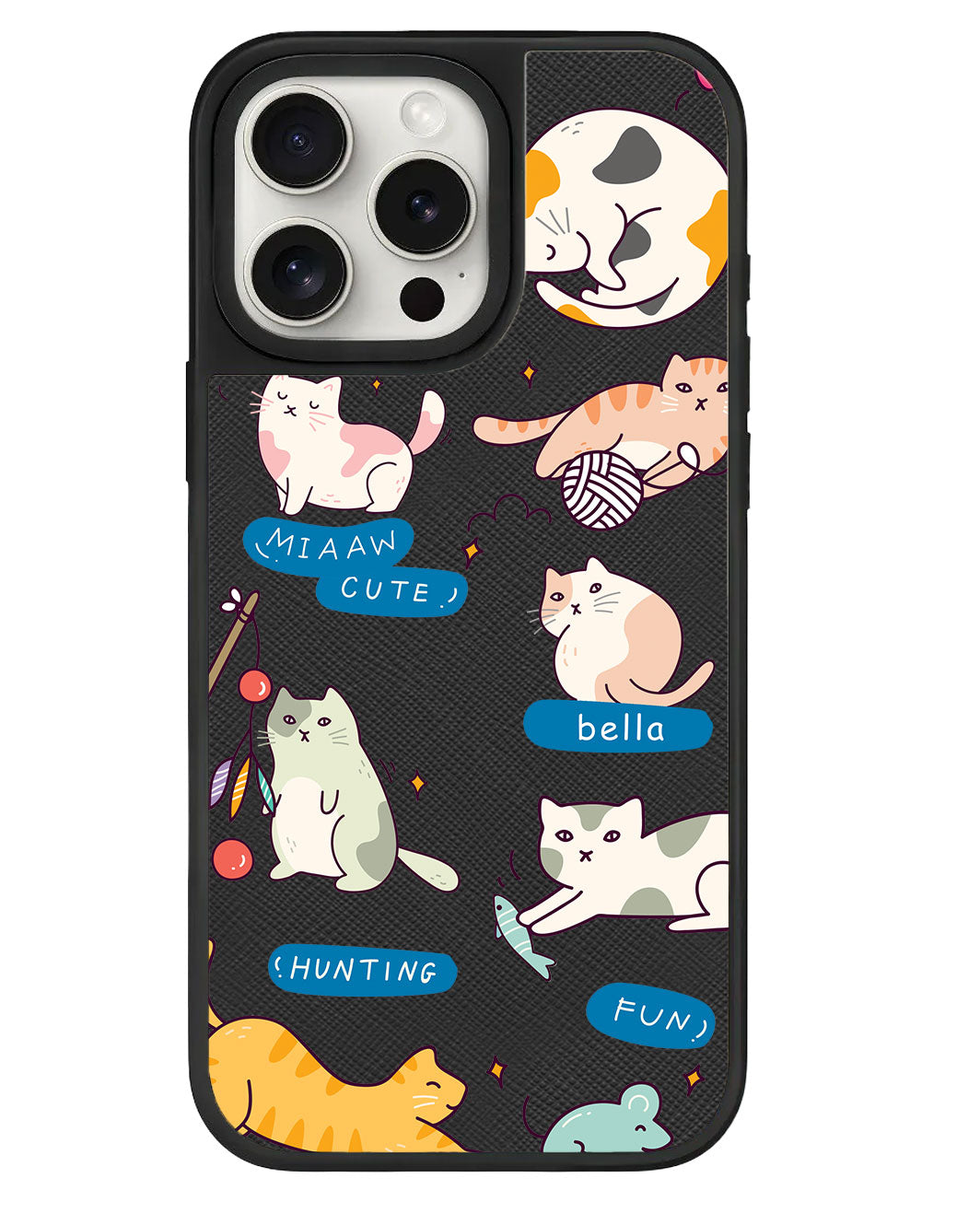 เคสหนังสำหรับ iPhone - Playful Cat 2.0