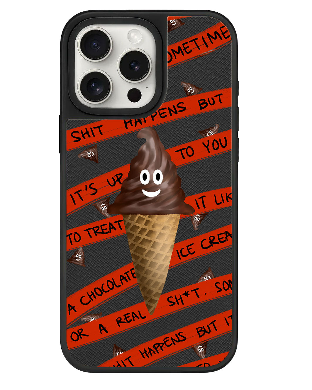 iPhone Leather Grip - โอ้ เกิดอะไรขึ้น