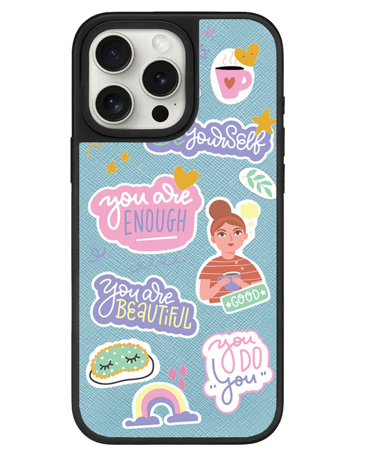 قبضة جلدية للآيفون - كن على طبيعتك