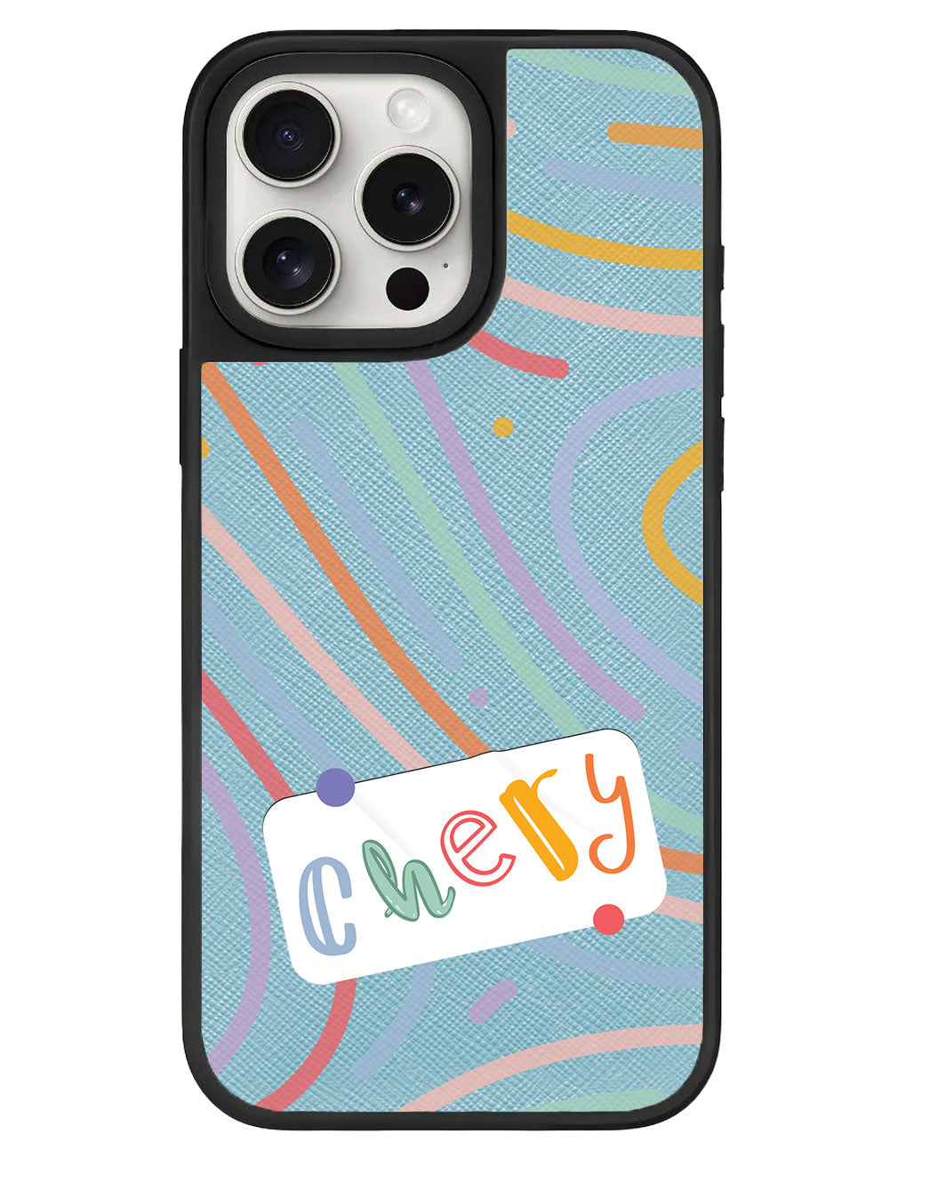 ที่จับหนังสำหรับ iPhone - Doodle Monogram 2.0