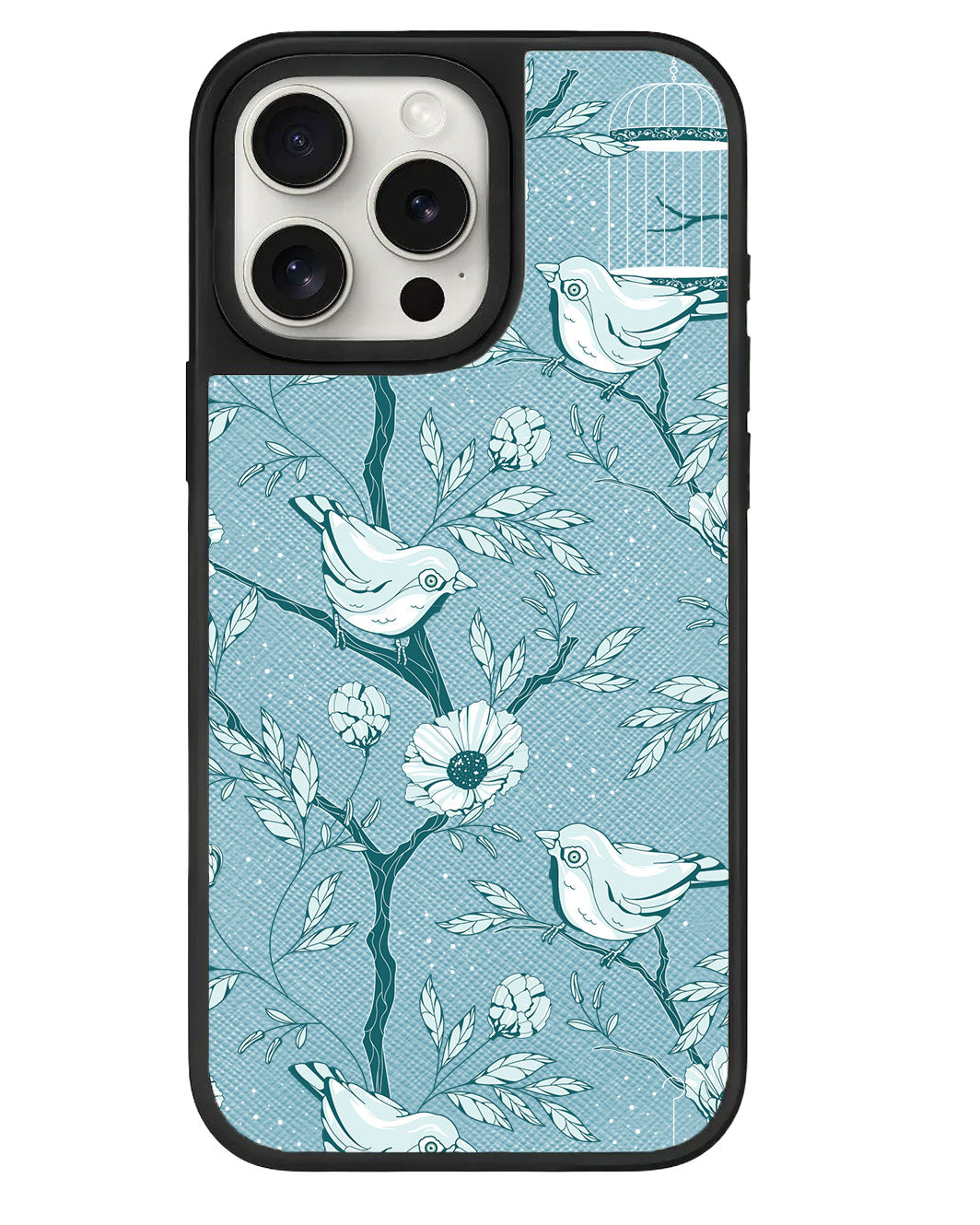 เคสหนัง iPhone - Lovebird Monochrome 6.0