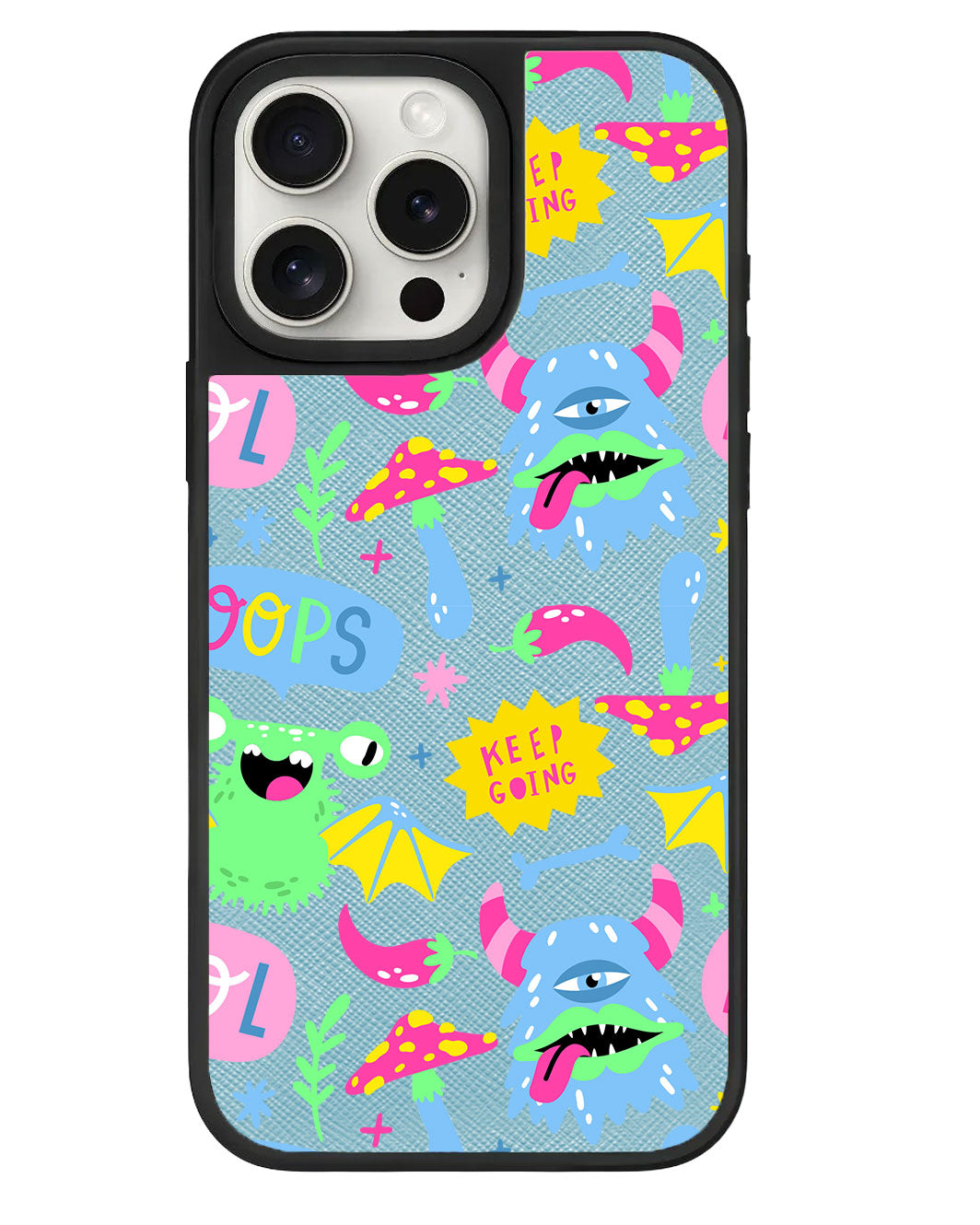 ที่จับหนังสำหรับ iPhone - Monster Say Keep Going