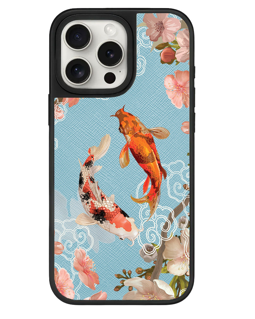 ที่จับหนังสำหรับ iPhone - ภาพวาดสีน้ำมัน ปลาคาร์ป