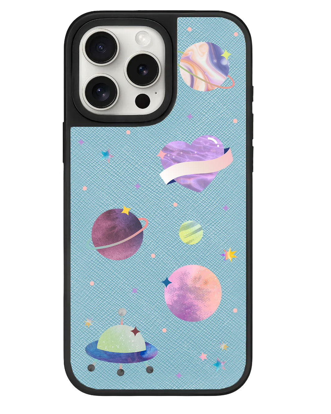 ที่จับหนังสำหรับ iPhone - Pink Planet