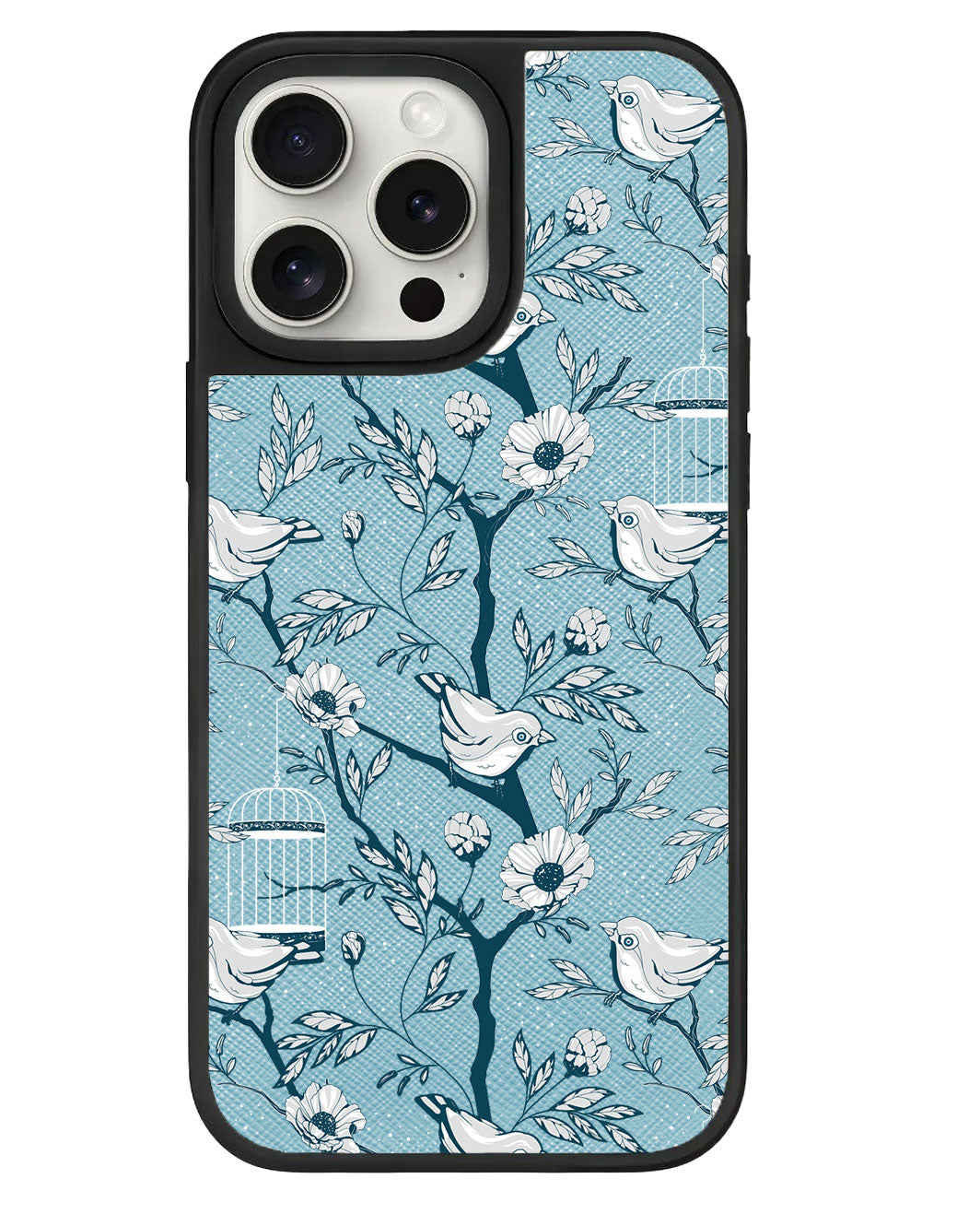 ที่จับหนังสำหรับ iPhone - Lovebird Monochrome