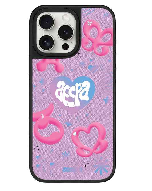 قبضة جلدية للآيفون - أسبوع Aespa