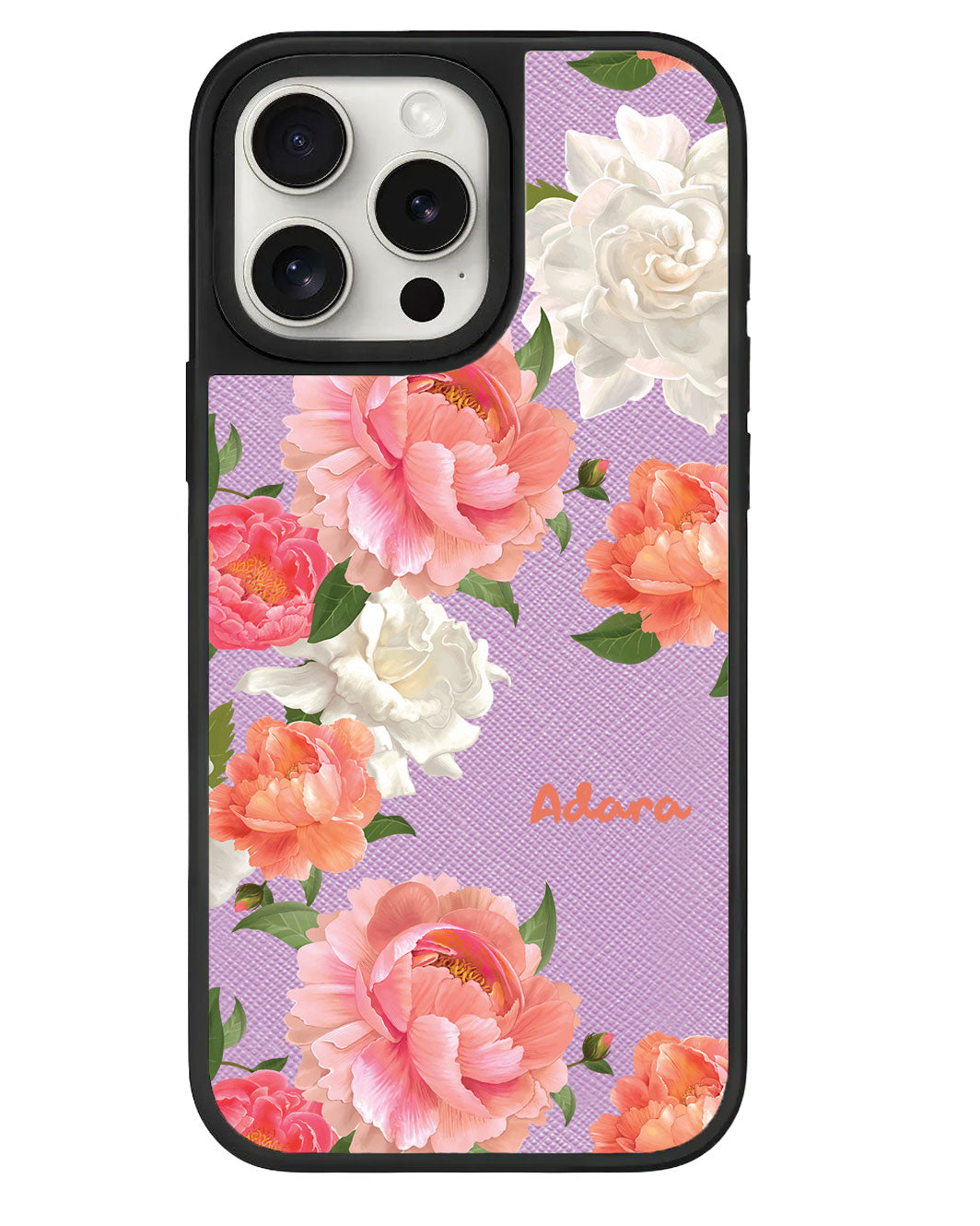 ปลอกหนังสำหรับ iPhone - August Peony