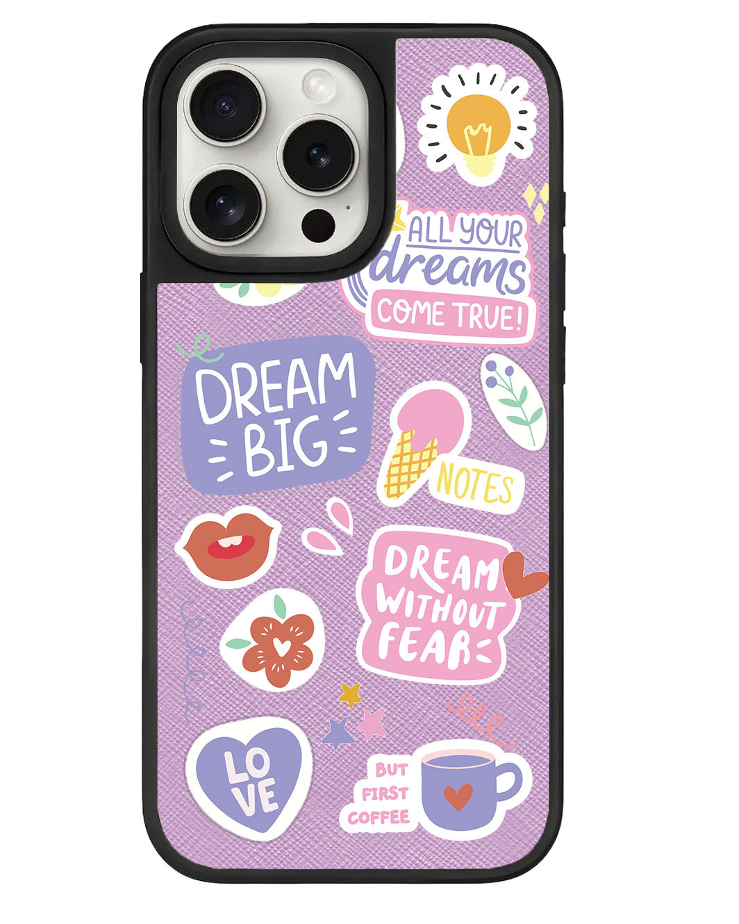 สติ๊กเกอร์แพ็ก Dream สำหรับ iPhone Leather Grip