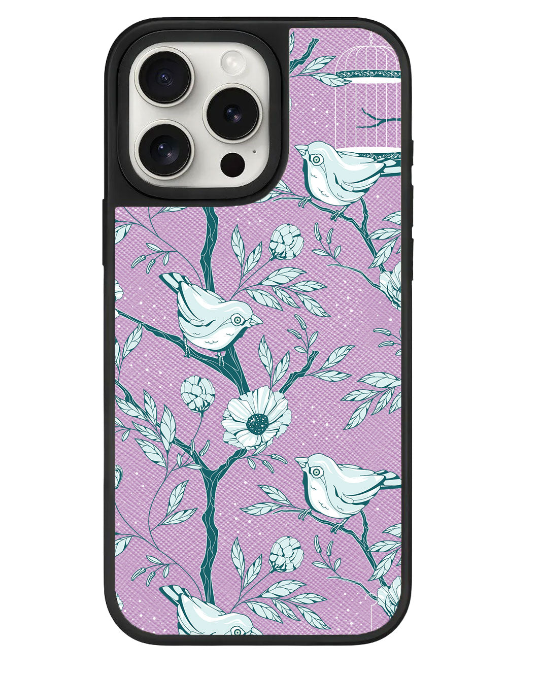 เคสหนัง iPhone - Lovebird Monochrome 6.0