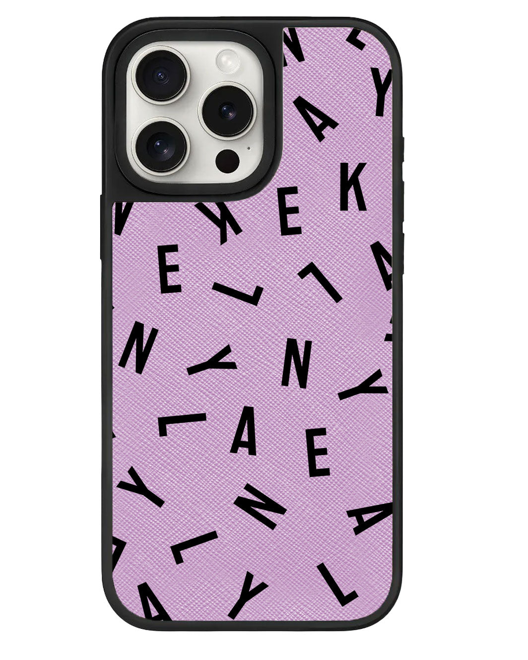ที่จับหนังสำหรับ iPhone - CUSTOM MONOGRAM 1.0 Noir