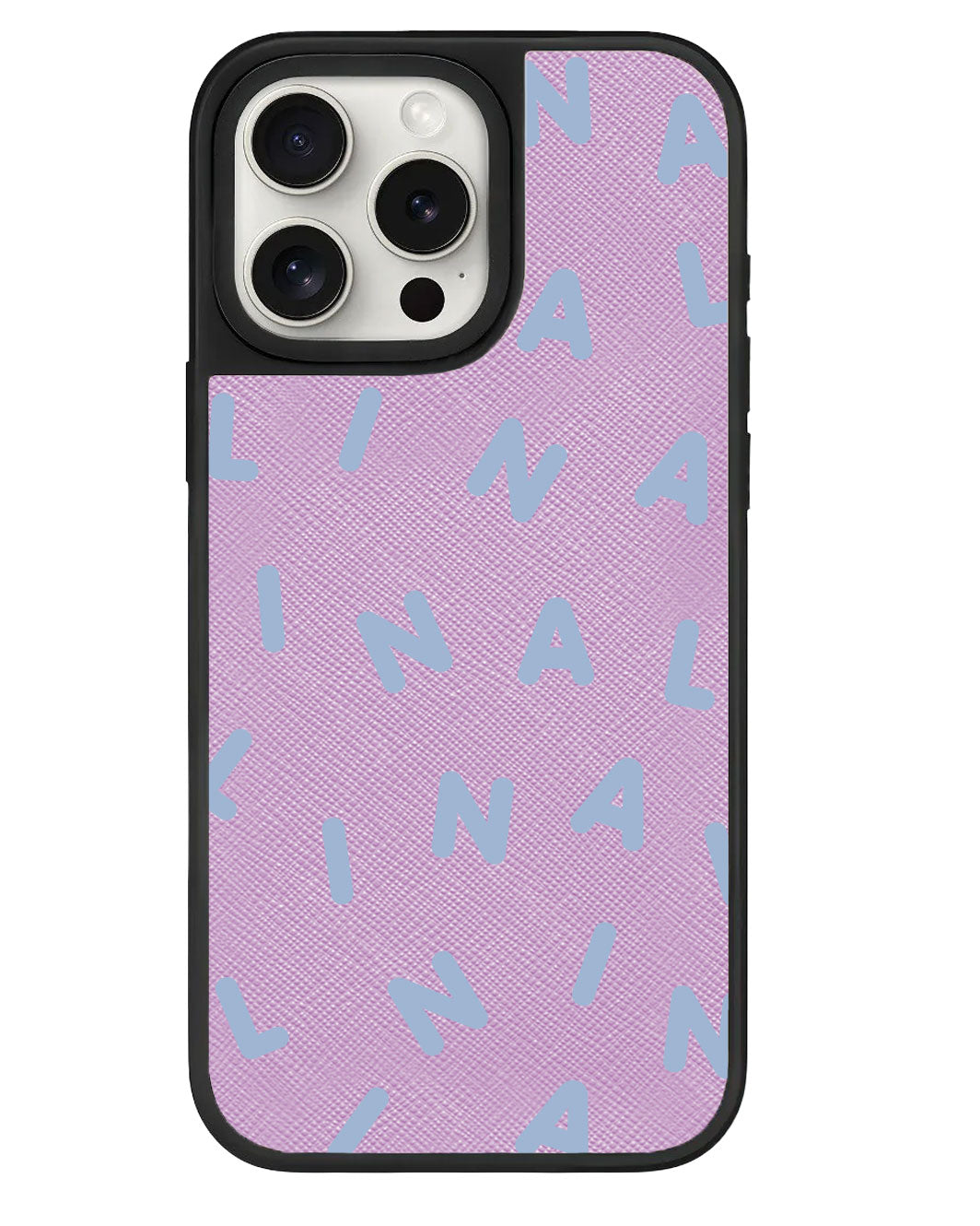 ที่จับหนังสำหรับ iPhone - CUSTOM MONOGRAM 2.0 สีน้ำเงิน